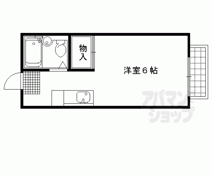 【鞍馬口フラット】間取