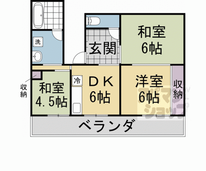 【大嶌マンション】間取