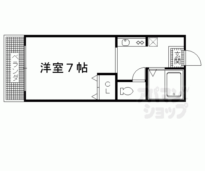 【ブロッサム大徳寺】間取