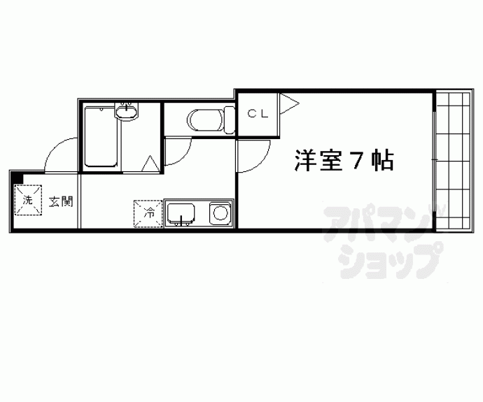 【ブロッサム大徳寺】間取