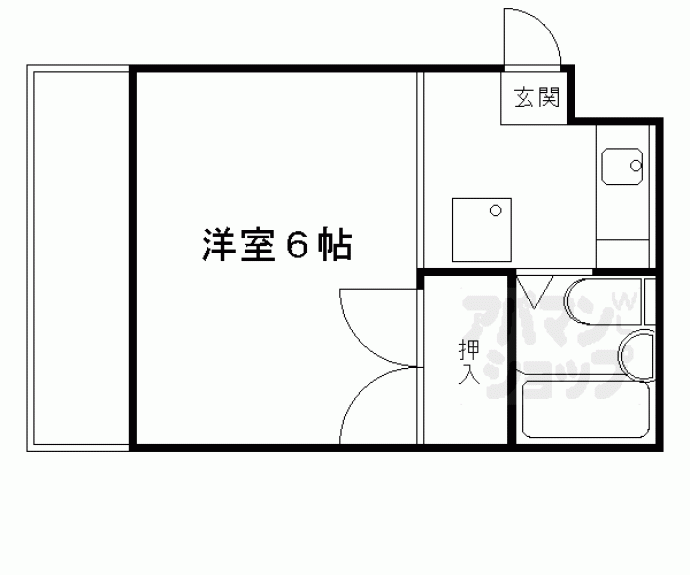 【サンパティック御薗橋】間取