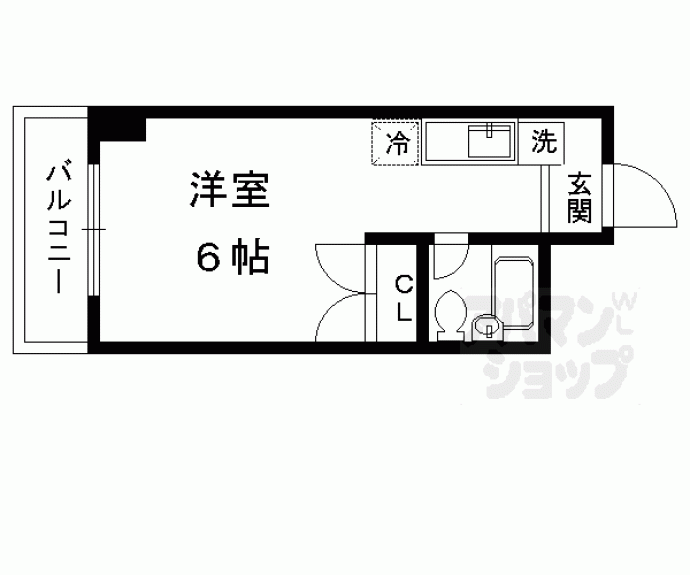 【サンパティック御薗橋】間取