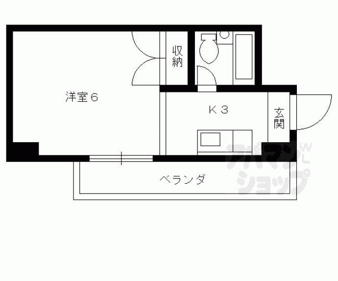 【サンパティック御薗橋】間取