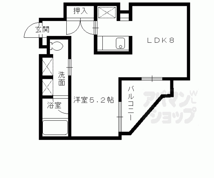 【アーバネックス北大路】間取