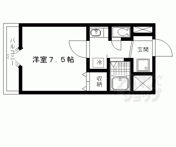 【ハウスセゾン鞍馬口】間取