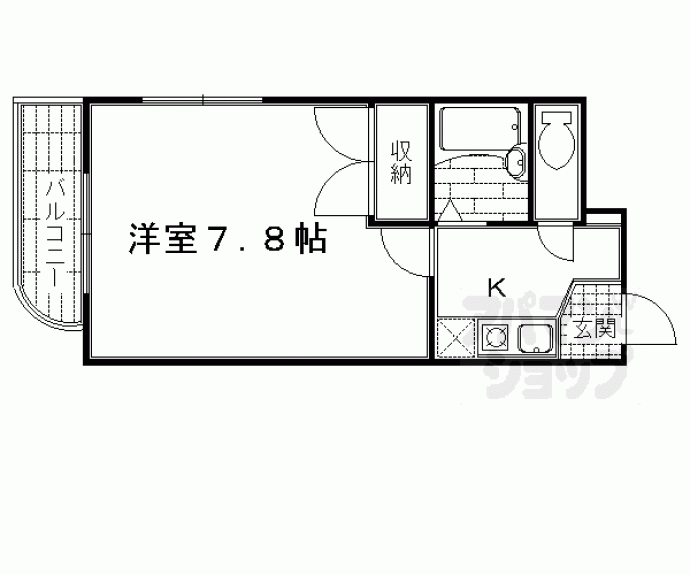 【ハウスセゾン鞍馬口】間取