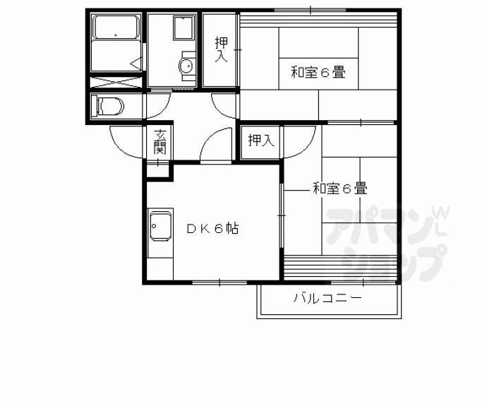 【フレグランス玄琢北】間取