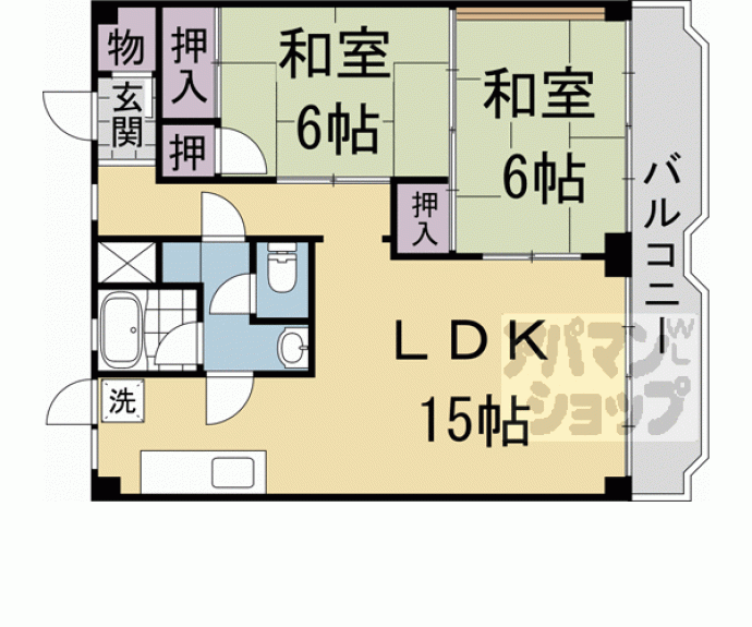 【ＣＬＡＳＫＡ西陣】間取