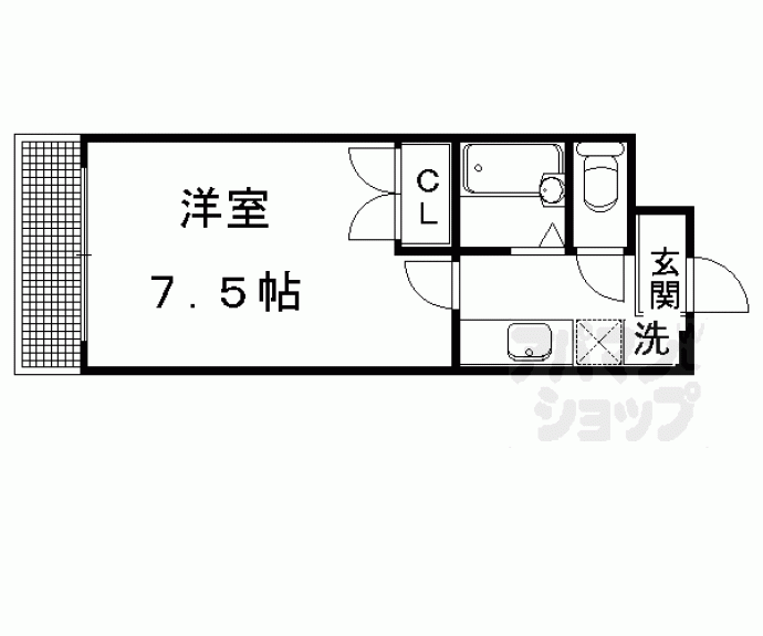 【ヴェルメゾン北大路】間取