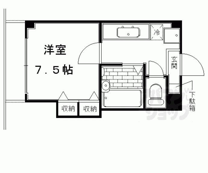 【ヴェルメゾン北大路】間取