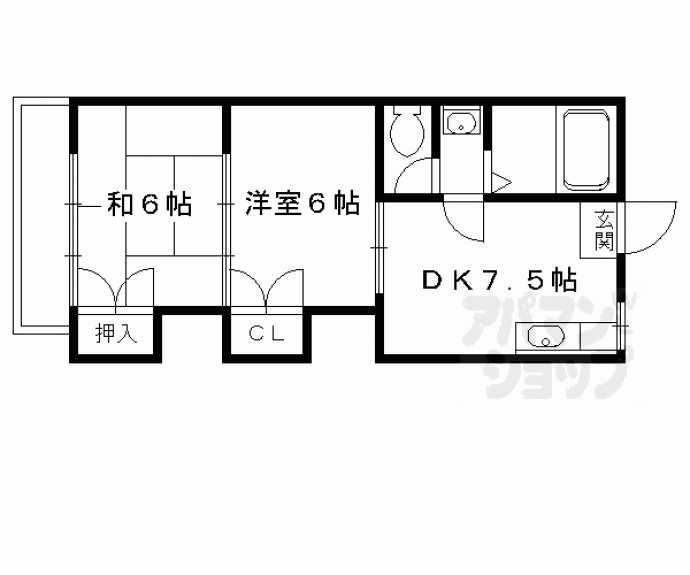 【第二ハイツ池田】間取