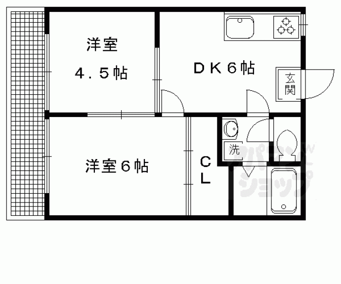 【ガーデンハイツ山本】間取