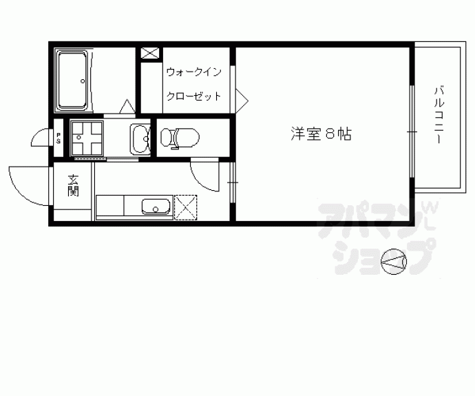 【パル加茂川】間取