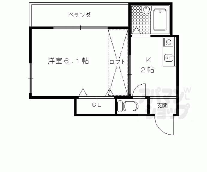 【エルミタージュ】間取