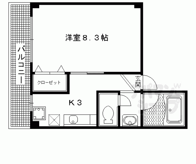 【Ｓｔａｂｌｅ西賀茂Ⅲ】間取