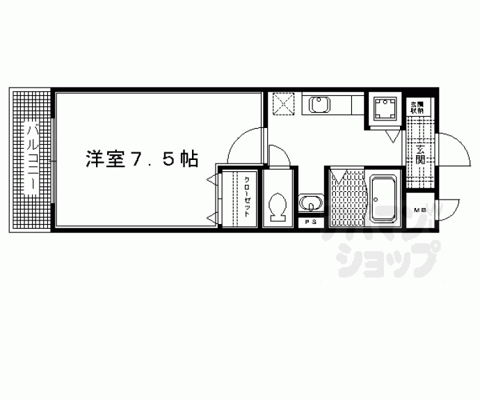 【ステラ新町】間取