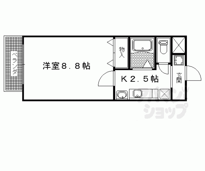 【ソレアード北山】間取