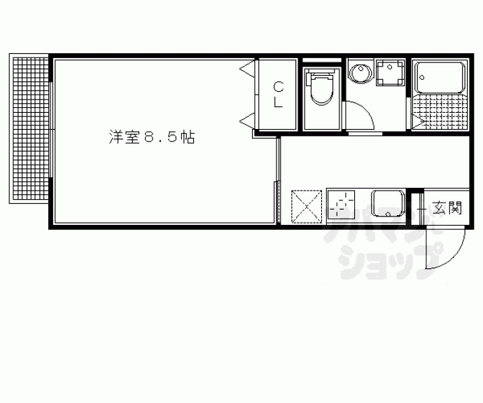 【レヴールメゾン紫竹】間取