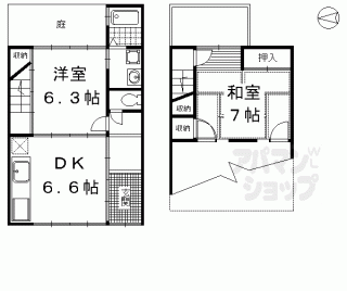 【紫野中柏野町１１－７貸家】