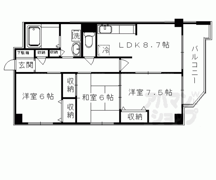 【イースタン平野路】間取