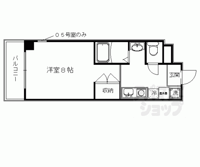 【メゾネット東山】間取