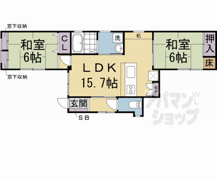 【ポンテリブロ】間取