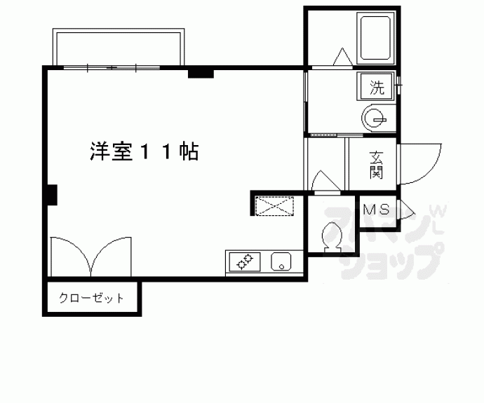 【北山グレースハウス】間取