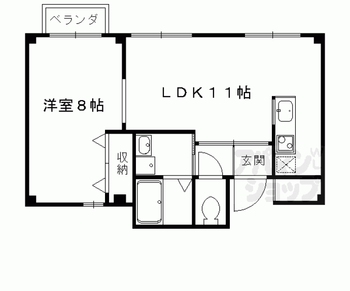 【北山グレースハウス】間取