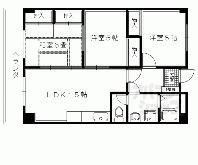 【ロイヤルコテージ尊上院】間取