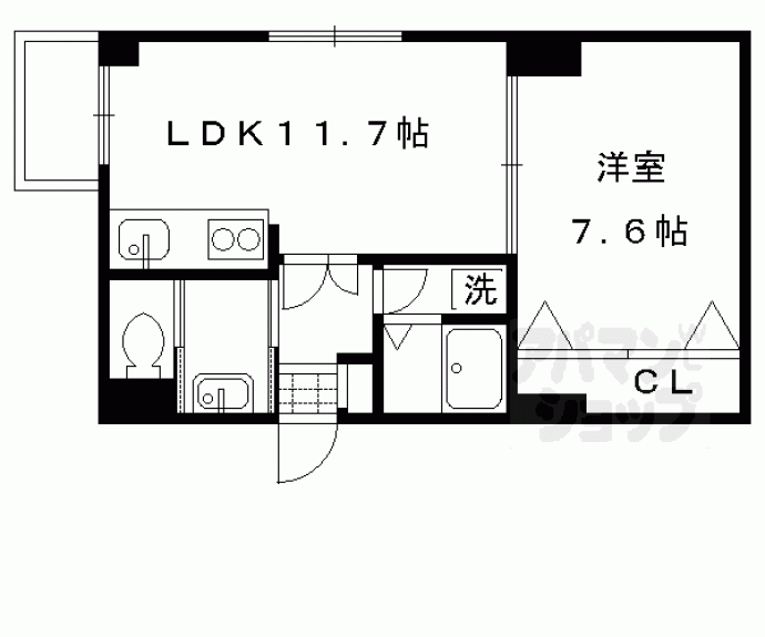 【レヴィア北山】間取