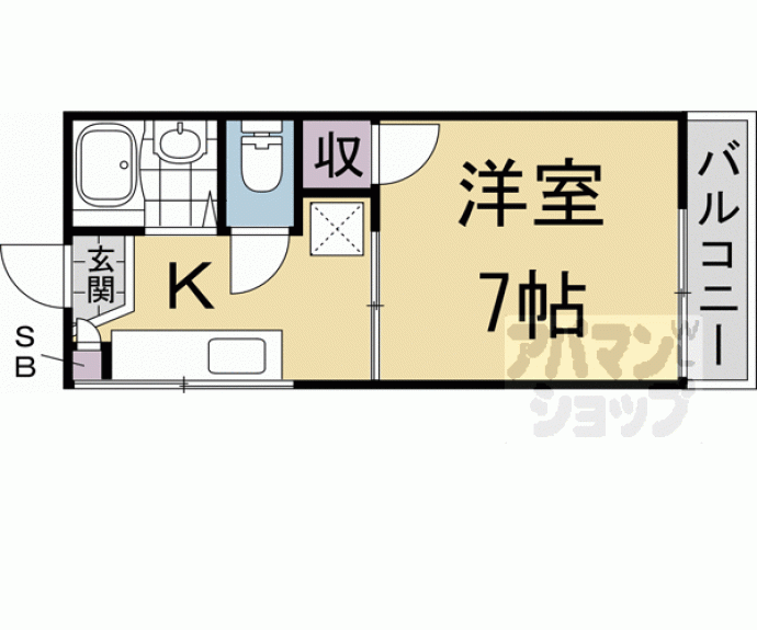 【第二船岡山荘】間取