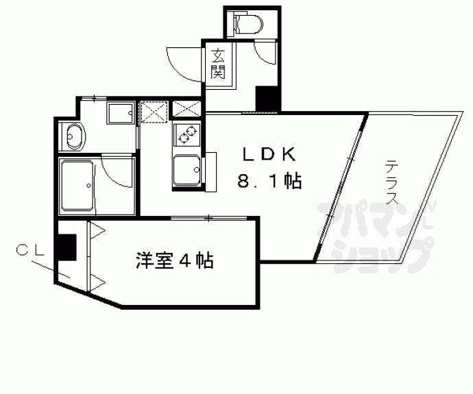 【プライムコート北山通】間取