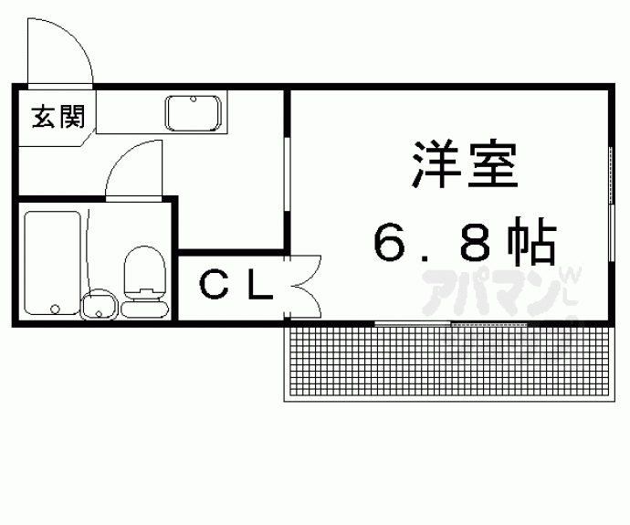 【シャトー朝日】間取