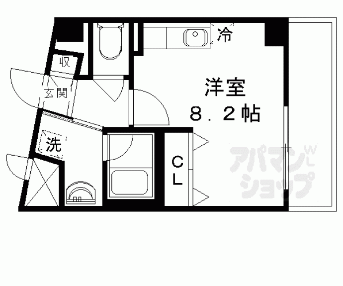 【京都紙屋川Ｍ】間取