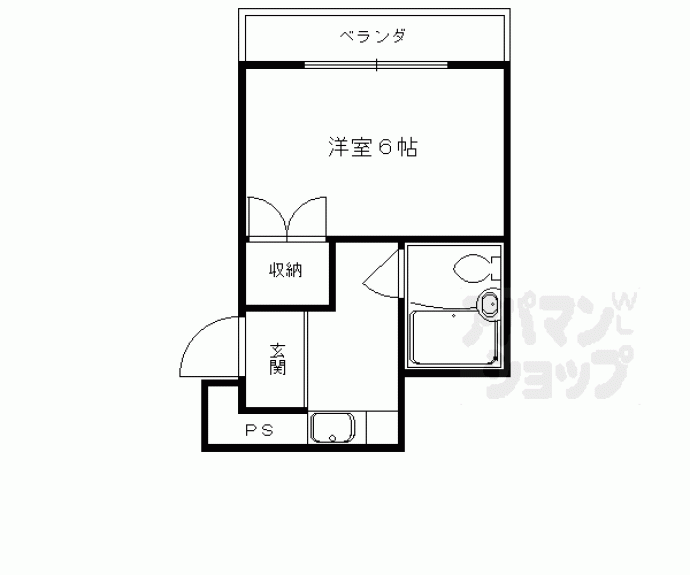 【コーポ御薗橋】間取