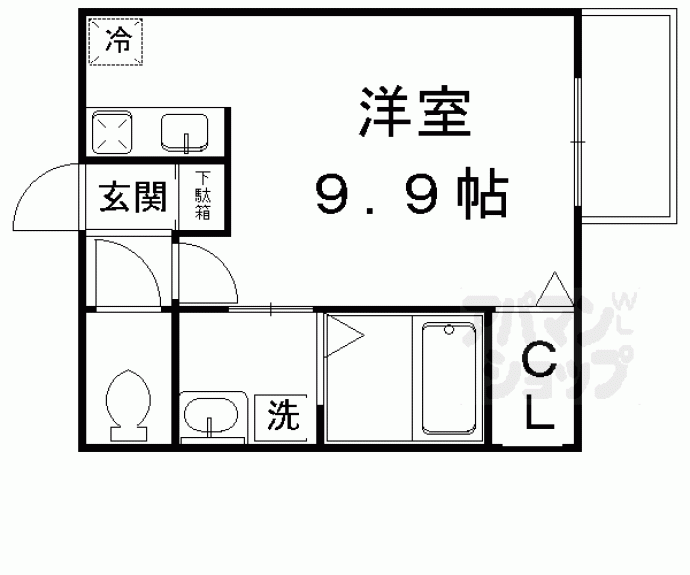 【ヴィヴィ鷹峯】間取