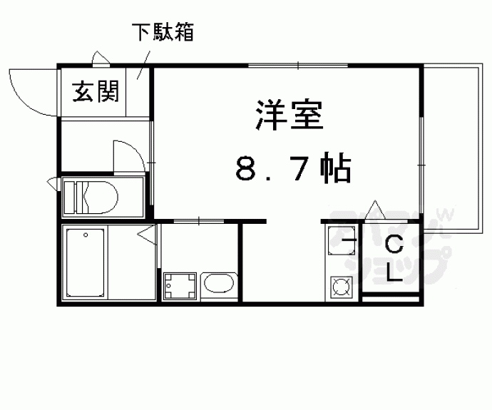 【ヴィヴィ鷹峯】間取