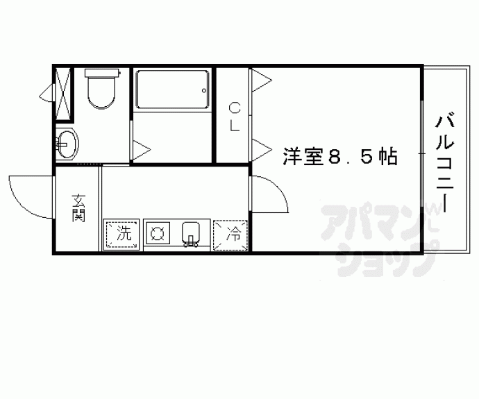 【今上園マンション】間取