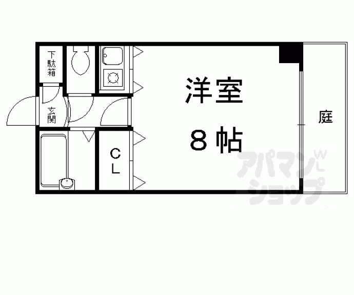 【京都リバーサイド北山】間取