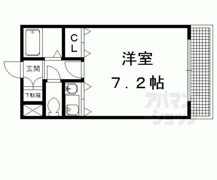 【京都リバーサイド北山】間取