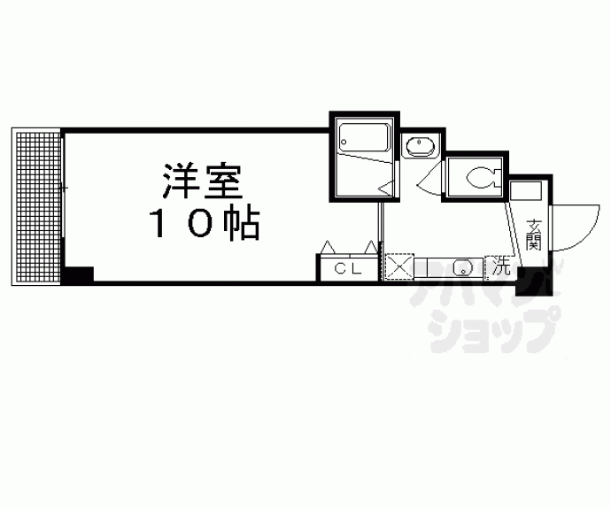 【ＮＯＲＴＨＳＨＯＲＥ北大路】間取