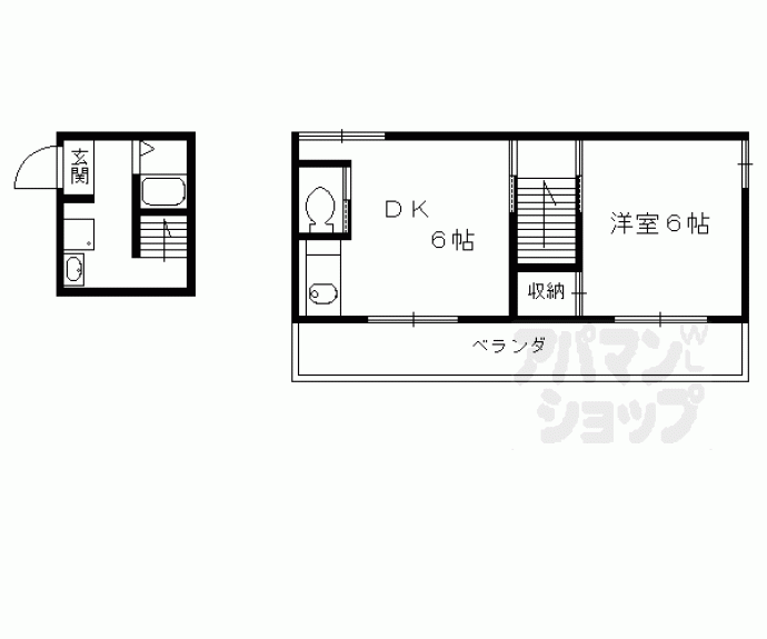 【シャレー御園橋】間取