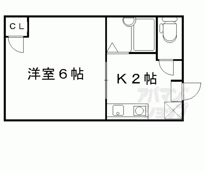 【シャレー御園橋】間取