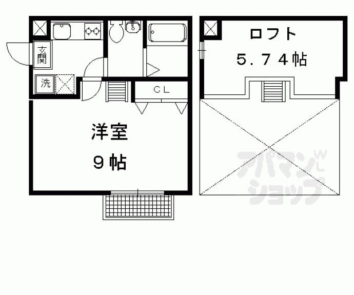 【ロフティ上賀茂】間取