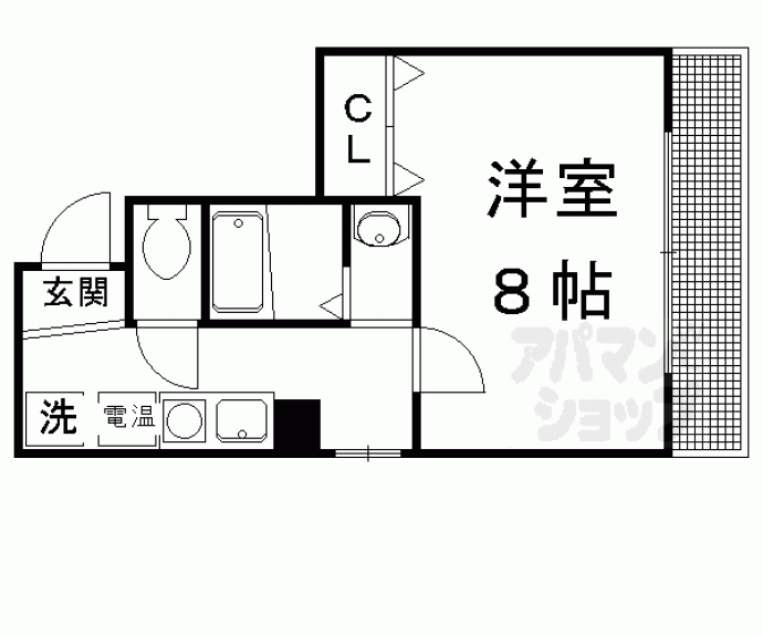 【ウイングベル紫野】間取