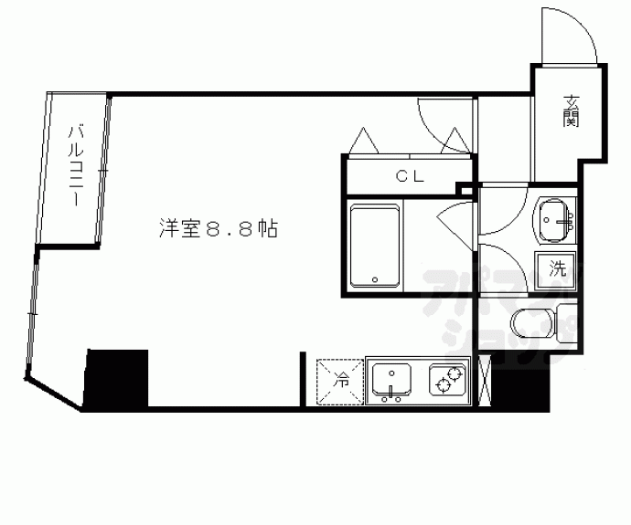 【ウインドベル北大路】間取