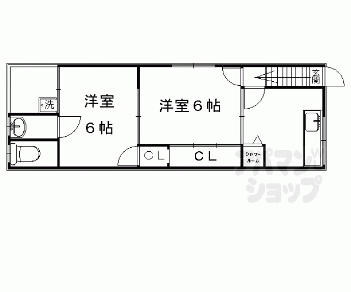 【第二みやしき荘】間取