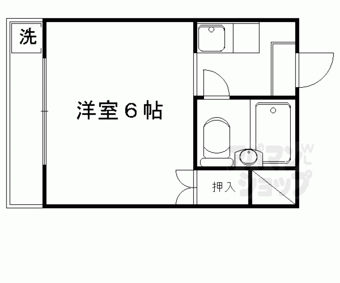 【川上マンション】間取