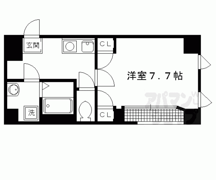 【バウハウス北山】間取