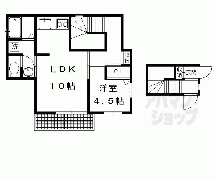 【鷹峯木ノ畑町戸建て賃貸】間取